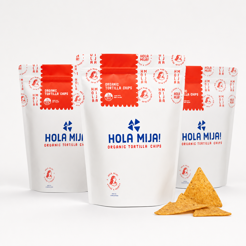 Authentic Beef Tallow Tortilla Chips (3-Pack) | Seed Oil Free