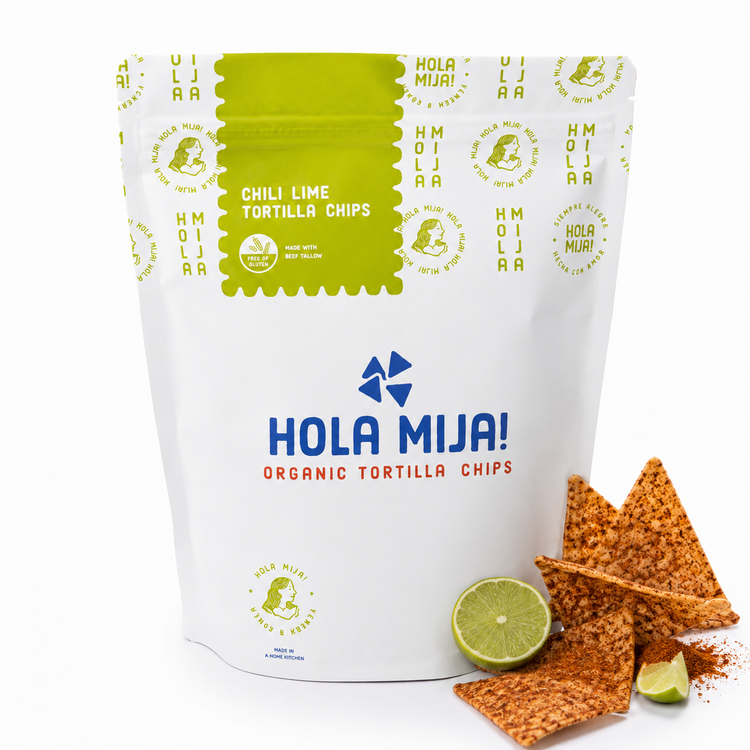 Coming Soon! Chili Lime Beef Tallow Tortilla Chips – 5 oz | Hola Mija